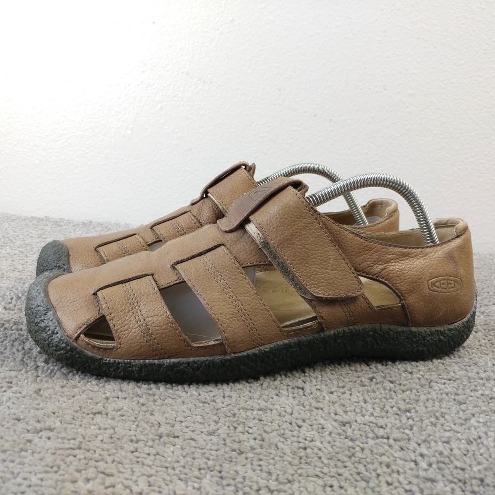 Keen Fisherman Sandals Mens 9.5 Brown Leather Newport Comfort Shoes